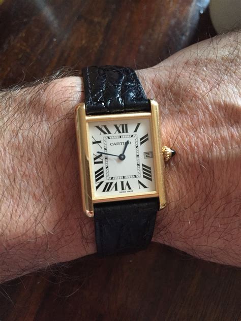 vintage cartier watch men's|old cartier watches for sale.